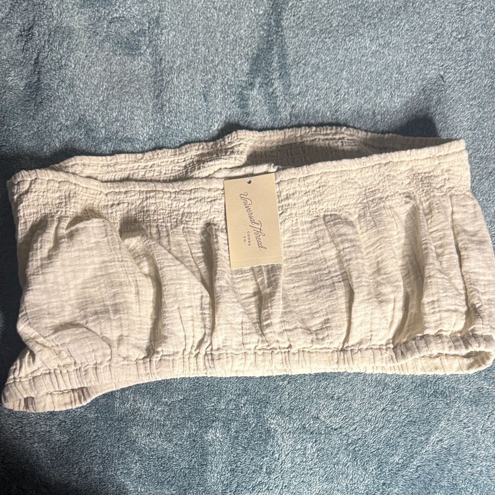 Universal Thread Cream Textured Blouse - Picture 5 of 5